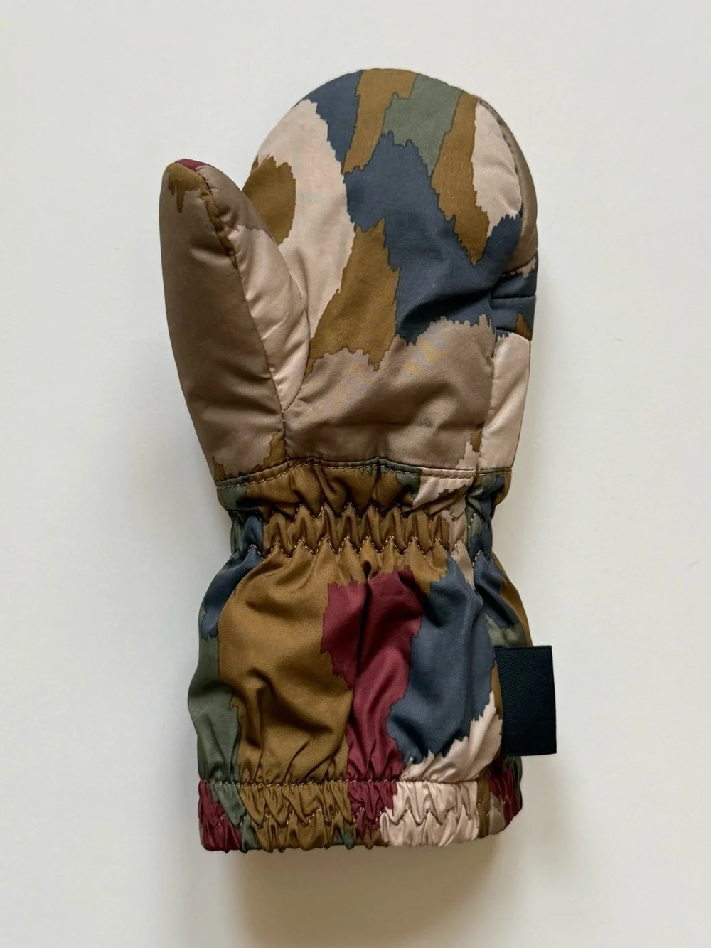 Patagonia Babys Puff Mittens, Camouflage - Size 6-12M